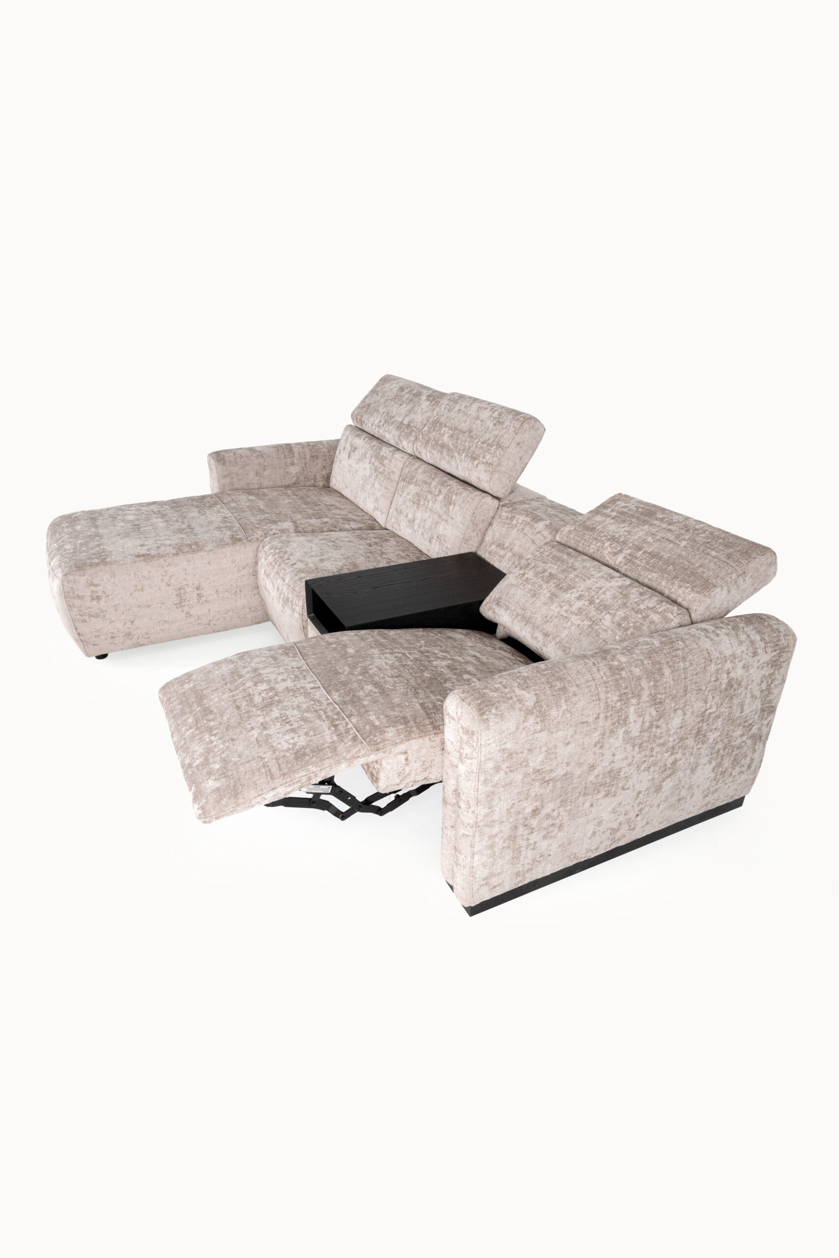 Narożnik Regale z funkcją relaks i półką