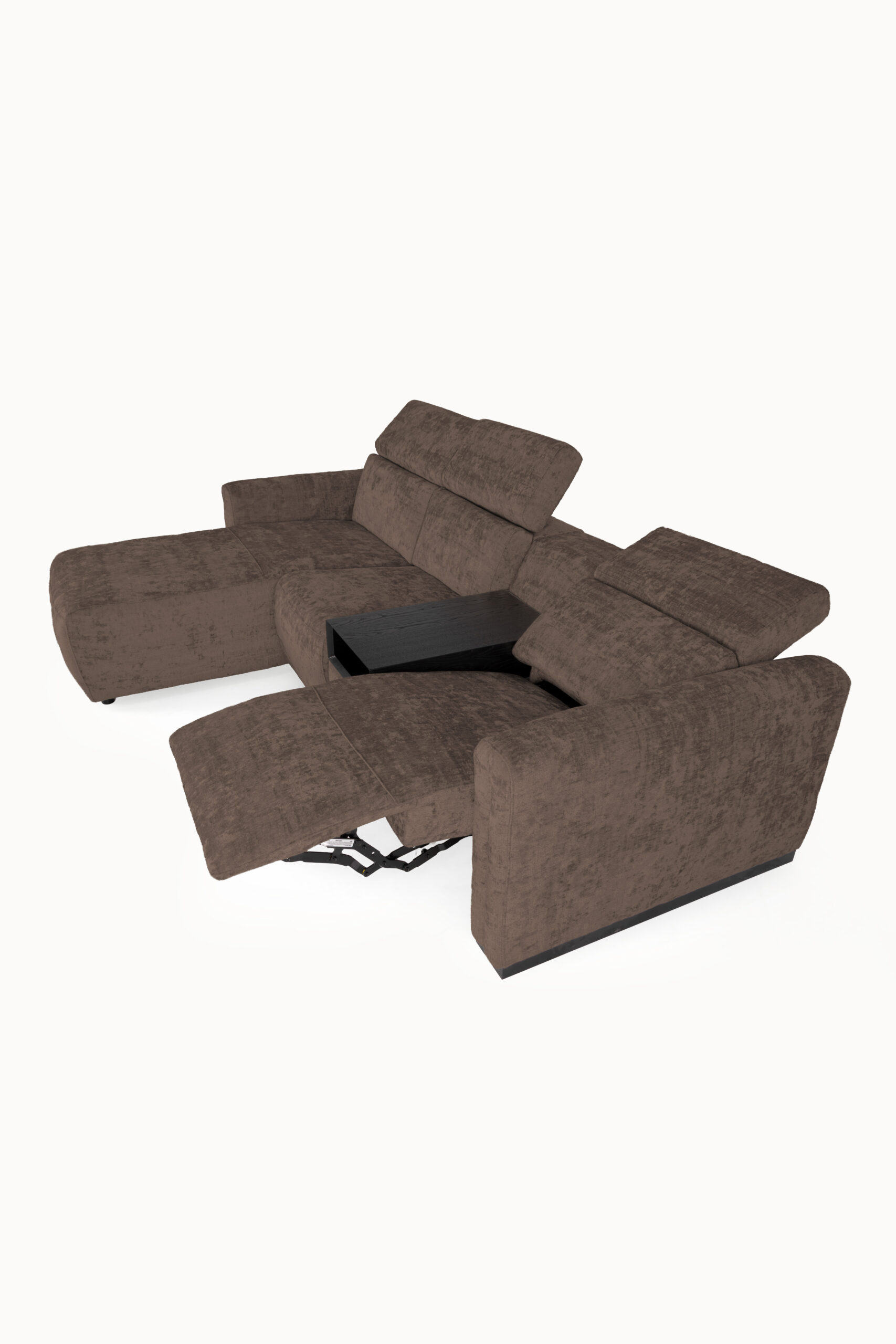 Narożnik Regale z funkcją relaks i półką